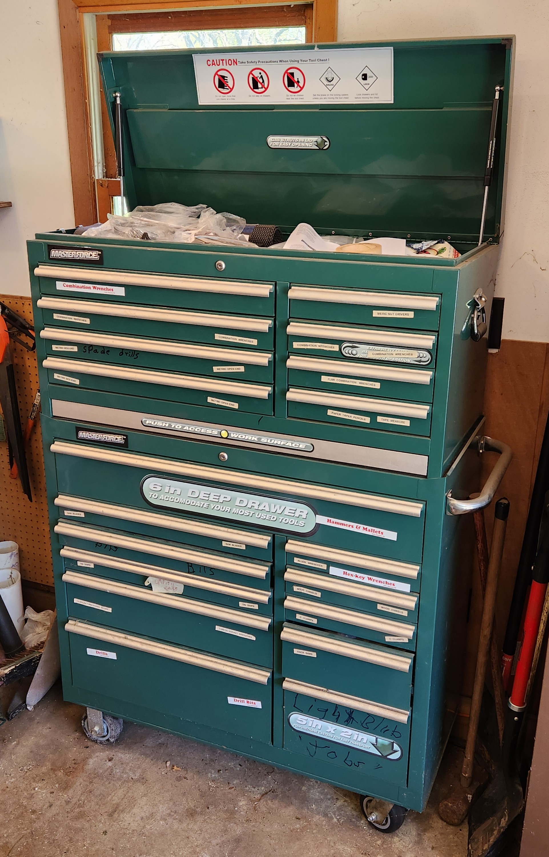 Item: Masterforce 19 Drawer Roller Tool Chest