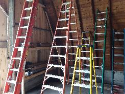 Keller 12' Orange Fiber Glass Step Ladder