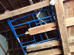 Blue Scaffold & (3) Alum. Frame Planks