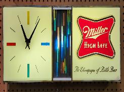 Miller Beer Lighted Clock