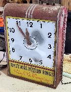 Hastings Piston Rings Vintage Clock