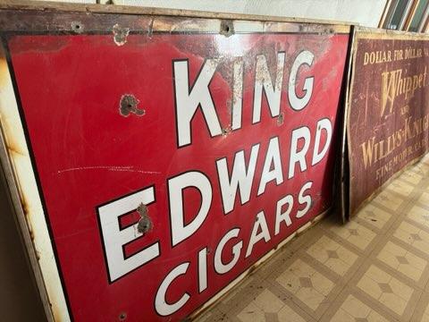 Item: King Edwards Cigars DS Sign