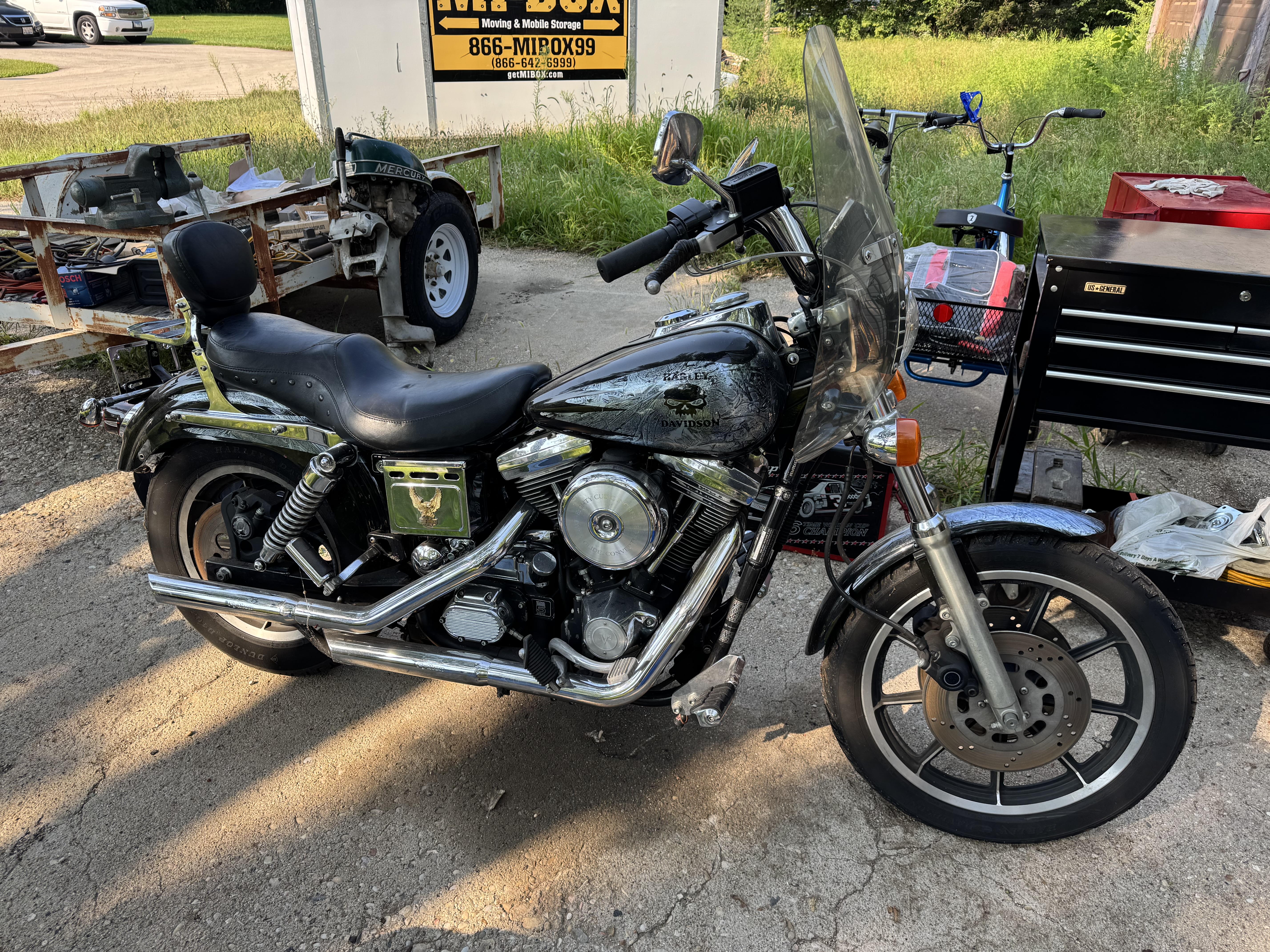 Item: Harley Davidson FXDS Dyna Convertible Motorcycle
