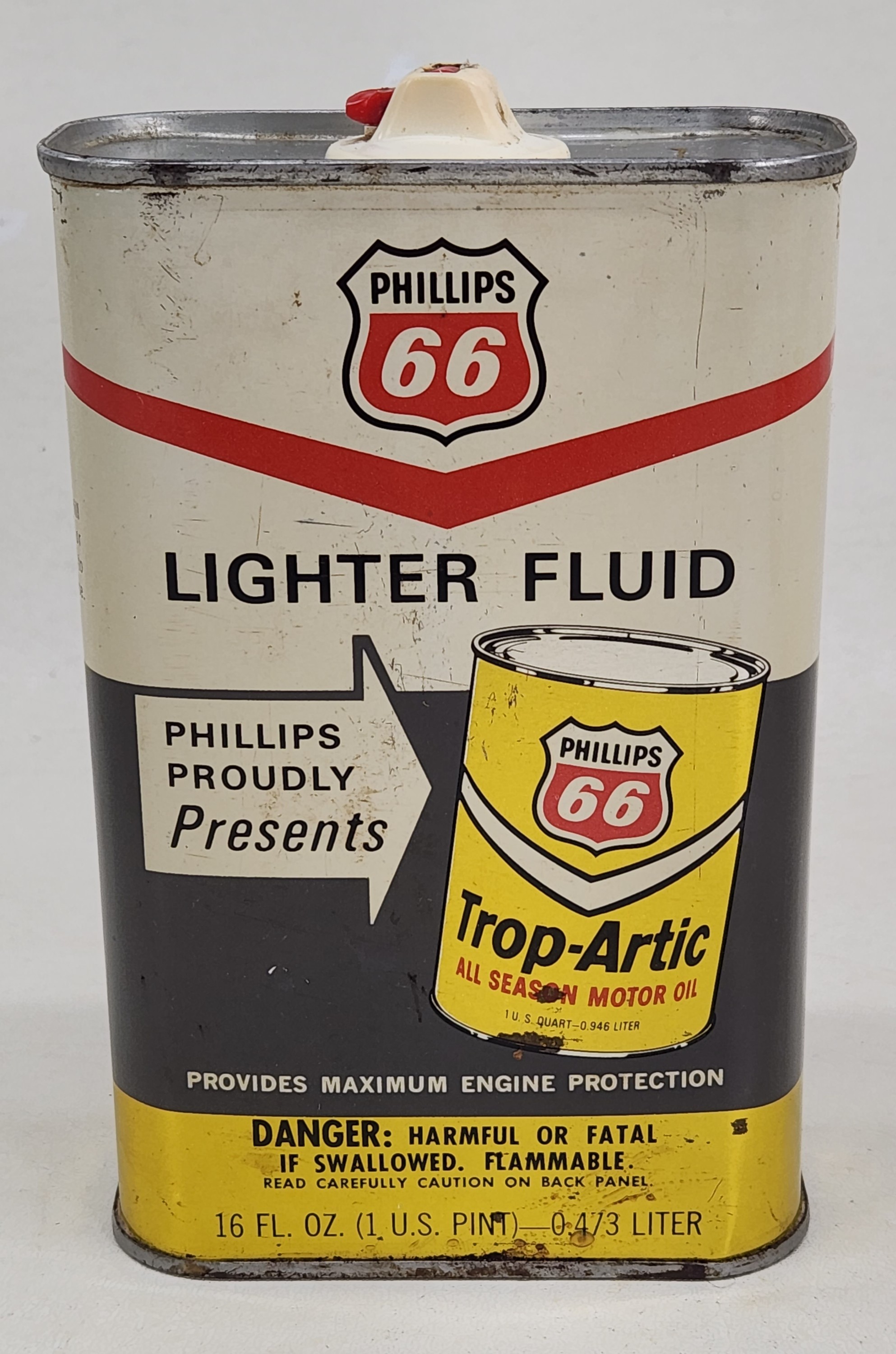 Item: Phillips 66 Lighter Fluid Can