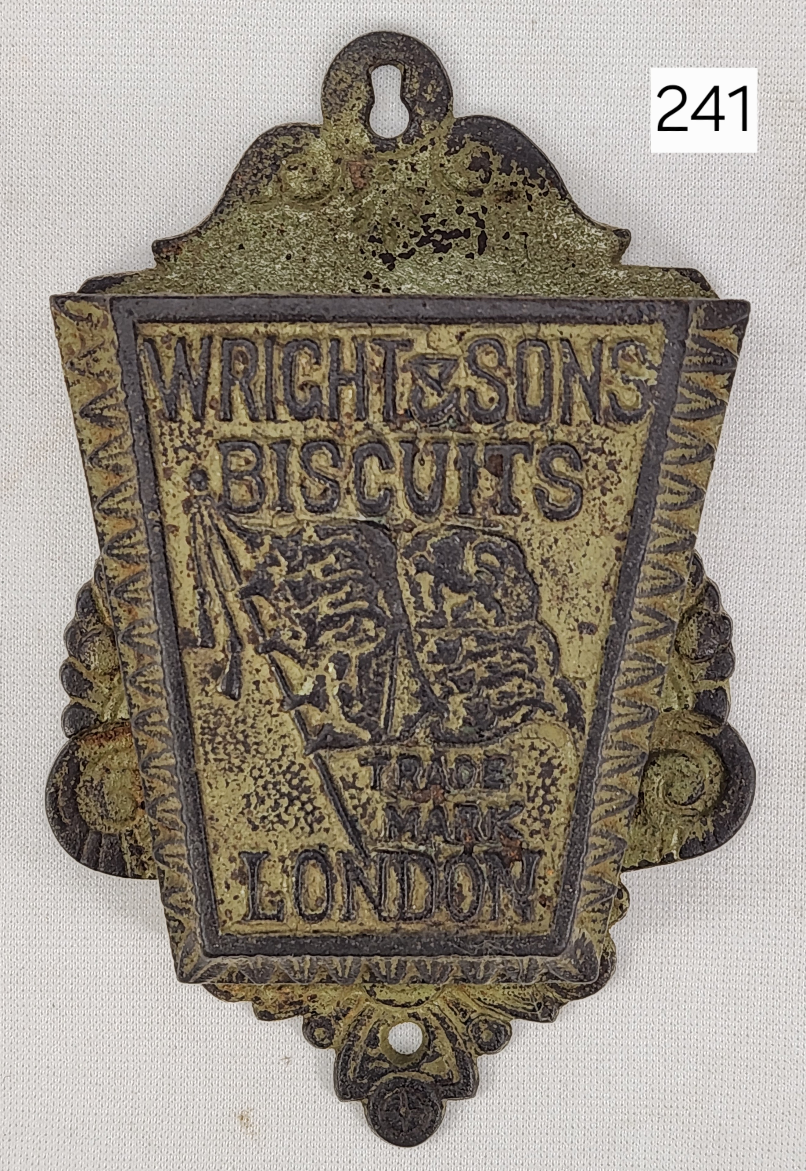 Item: Wright & Sons Biscuits Match Safe