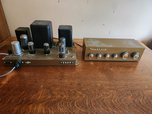 Item: Heathkit Model WA-P2 Pre-Amp & W4 AM Amplifier