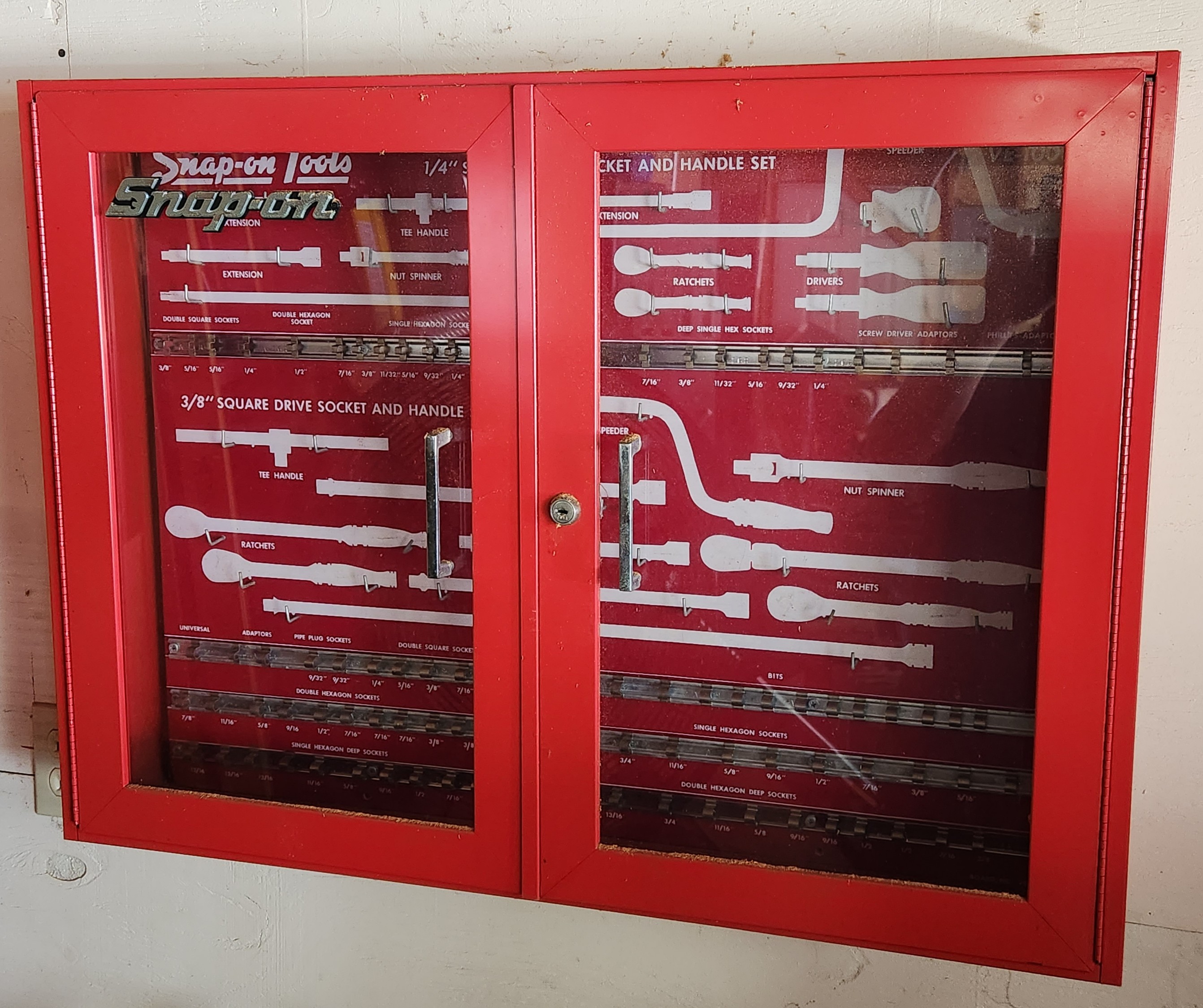 Item: Snap-On Tool Wall Display Cabinets