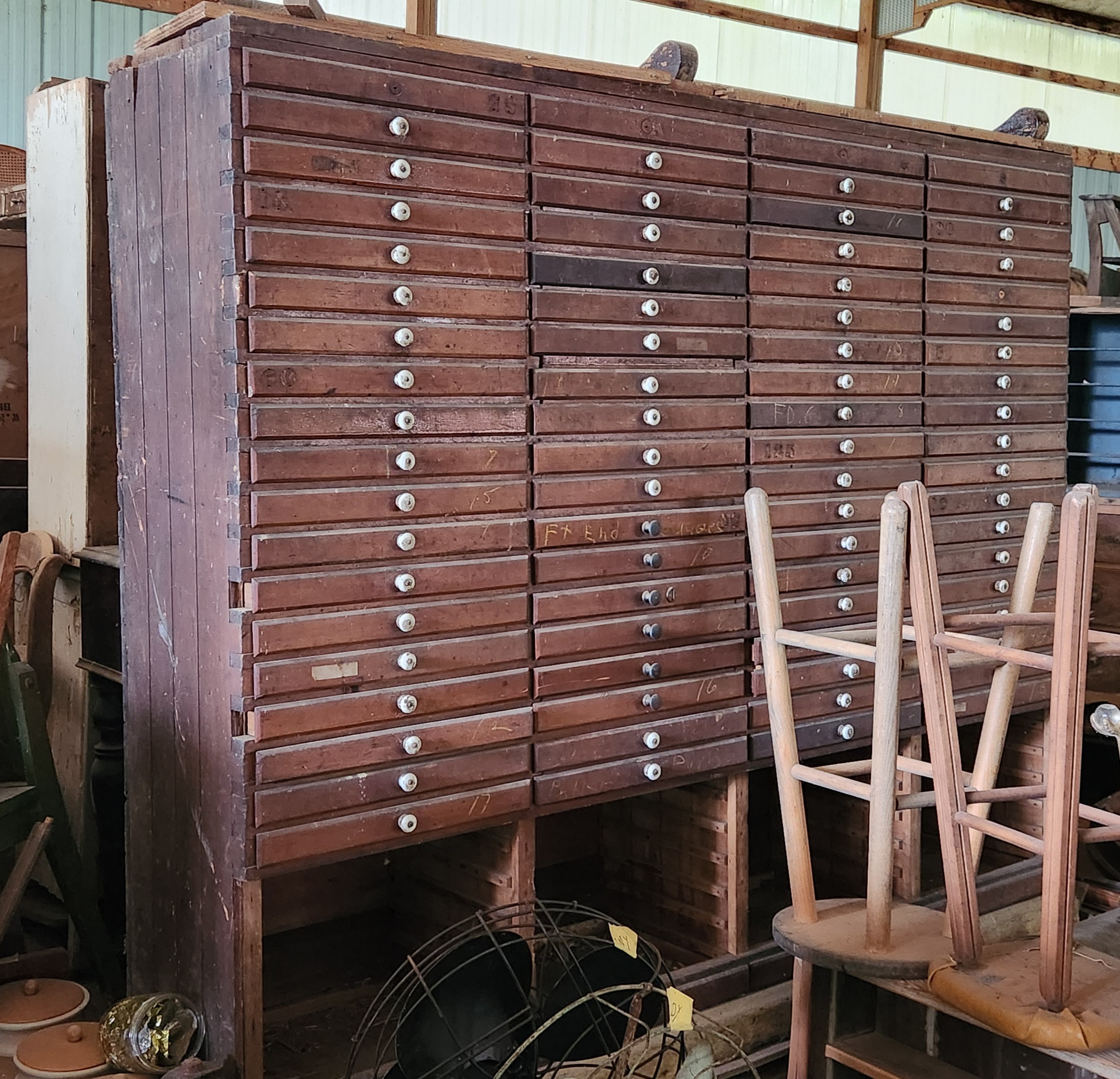 Item: Drawered File Cabinets