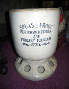 Splash Proof Buttermilk Feeder and Poultry Fountain