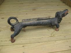 Daschund Cast Iron Boot Scraper