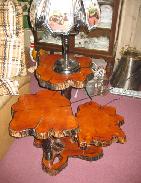 Cyprus Folk Art 3-Tier Coffee Table