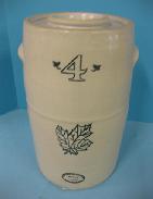 Western 4 gal. 'Maple Leaf' Churn