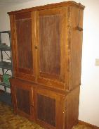 Ealry Primitive Pine 2-Pc. Cupboard