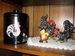 Ceramic Roosters