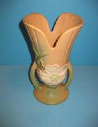 Weller Floral Dbl. Handle Floral Vase