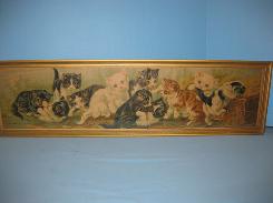  Yard Long Kittens Lithograph