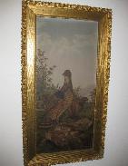 Grouse Oil on Hardboard Painting