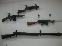  Wooden Gun Store 'Over The Counter' Display Guns