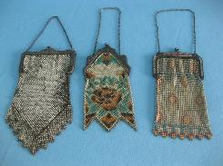 Beaded Mesh Hand Bag Collection