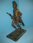 Frederick Remington  Bronze Indian Dancer Statue