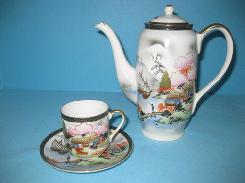 Oriental Lithopane Tea Sets