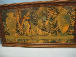  Maxfield Parrish Classical Three Women Litho