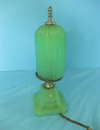 Jadeite Deco Dresser Lamp