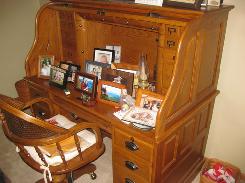  Oak Roll-Top Desk