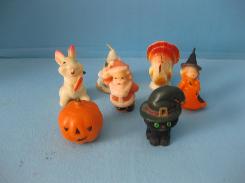 Halloween, Christmas, Rabbits Character Wax Candles