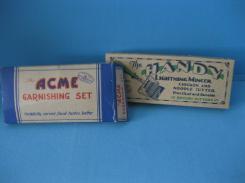 Acme Garnishing Set in Original Box