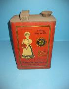 Wheeler Varnish Works Tin Litho Container