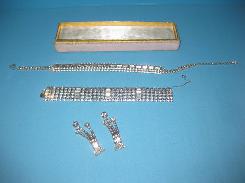 Elaborate 4-Pc. Rhinestone Jewelry Set