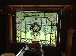  Lawyers Leaded Art Glass Window