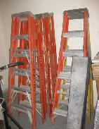 Louisville & Keller Fiberglass Step Ladders