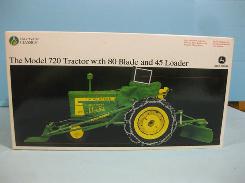 JD Model 720 Tractor w/80 Blade & 45 Loader