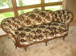  French Carved Sofa & Chair Set