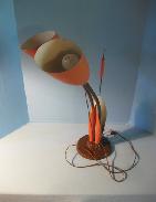 1950's Retro Cattail Table Lamp