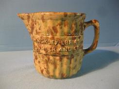 Hinkley LBR Co Spongeware Pitcher