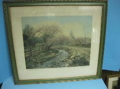  Wallace Nutting 'A Berkshire Brook' Picture