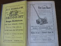 1876 Aurora Directory Book