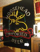 Moosehead Imported Beer Lighted Sign