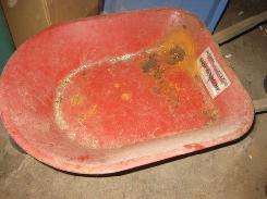 Child's Tin Wheel Barrow