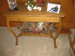 Fancy Oak Library Table