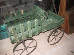 Wooden Toy Buck Board Wagon