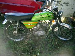 1974 Kawasaki 90 Motorbike