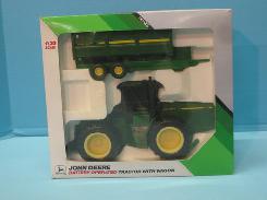 JD Battery Operated 4-Wheel Drive Tractor with Wagon