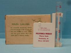 Pecatonica Produce Advertisement Rain Gauge 