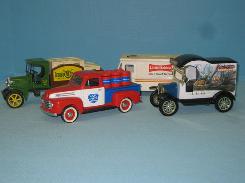 Collection of Die-Cast Vintage Vehicle Banks 