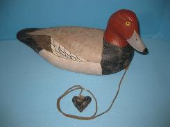 Red Head Duck Decoy