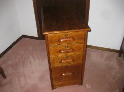 Oak Quarter Sawn 3-Drawer File Cabinet